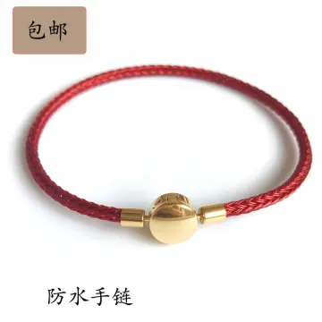 Classic Red Braided Cord Bracelet Flat Kumihimo Bracelet Custom Size Men's  Magnet Bracelet Thick Japanese Cord Bracelet Solid Red Bracelet - Etsy