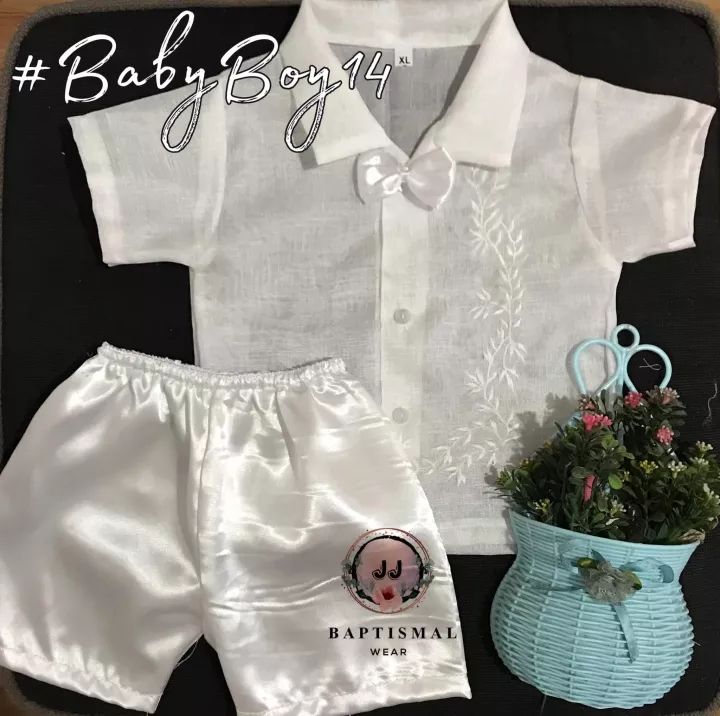baby barong set for christening | Lazada PH