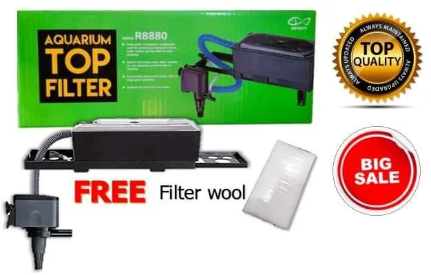 INFINITY R8880 TOP FILTER WITH PUMP FOR 10-20 GALLONS | Lazada PH