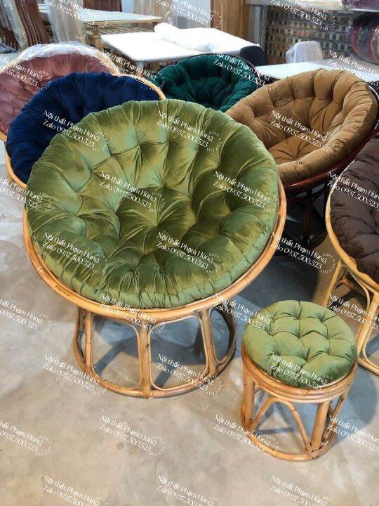 Ghế mây Papasan bập bênh – XDAILY - NỘI THẤT CHO NGƯỜI TINH TẾ