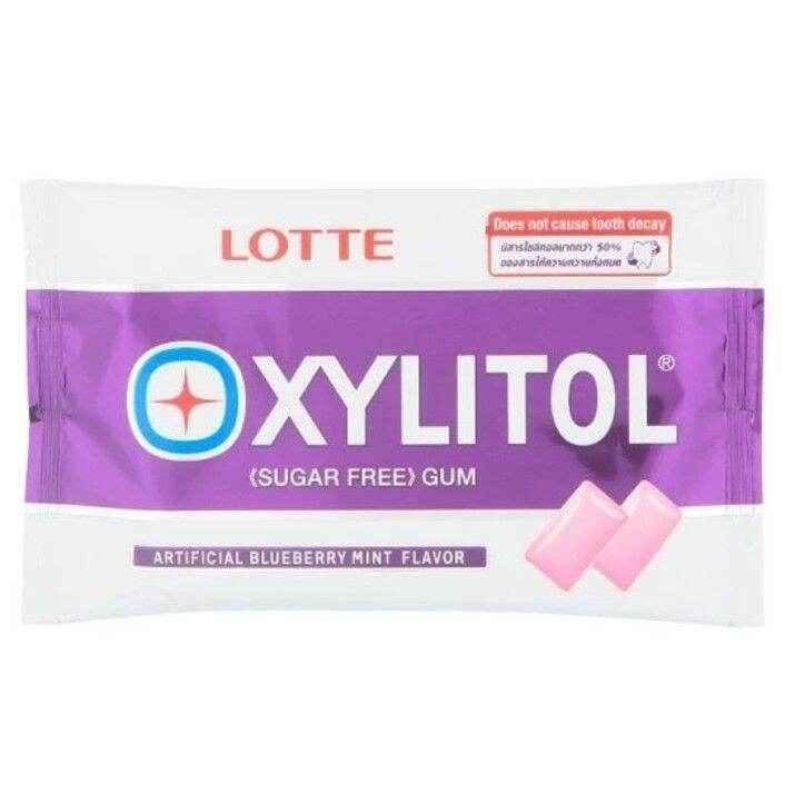 Lotte Xylitol Blueberry Mint Permen Karet Blueberi Mint Lazada Indonesia