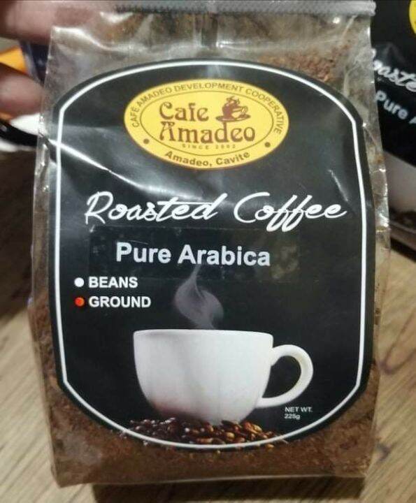 Cafe Amadeo Pure Arabica 225g ( Roasted Coffee / Ground) | Lazada PH