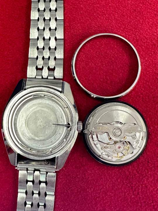 seiko-ks-hi-beat-28800รอบ-ชั่วโมง-king-seiko-25-jewels-automatic-ฝาหลังเหรียญทอง-ตัวเรือนสแตนเลส-นาฬิกาผู้ชาย-มือสองของแท้