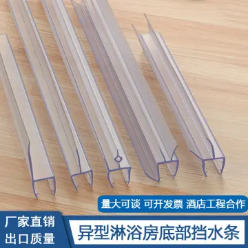 H Shape 180 Degree Glass to Glass Connectors for Shower Door Seal PVC  Plastic Seal Strip - China Glass Seal, Shower Seal