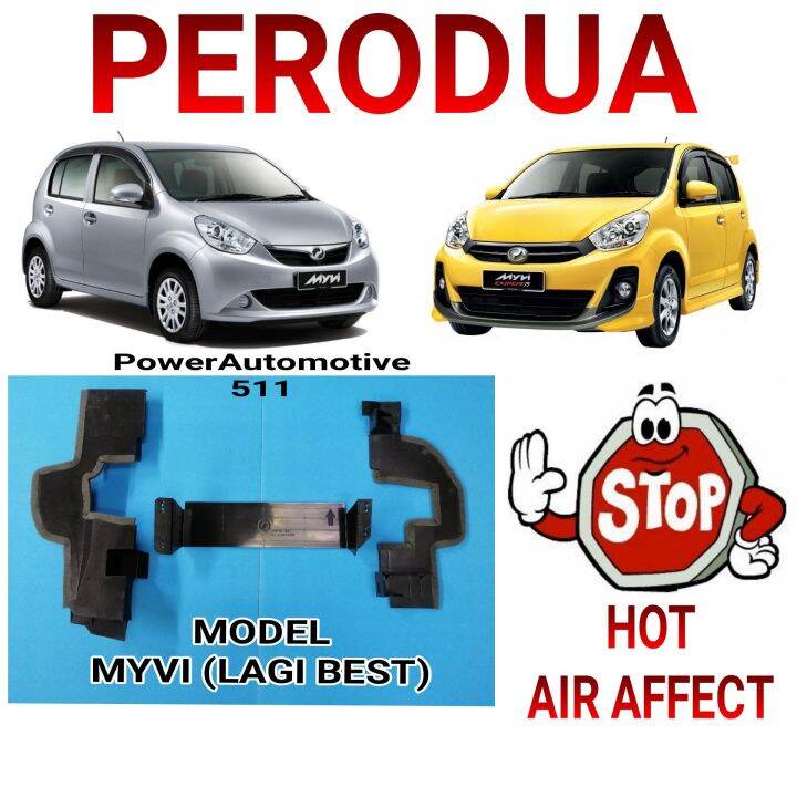 Myvi Lagi Best / Myvi Icon 1.3 / Icon 1.5 Air Guide Cover / Condenser