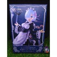 (ของแท้ หายาก) รีซีโร่ เรม อาร์ตติส มาสเตอร์พีช Re: Zero AMP Artist Masterpiece Figure - Rem Winter Maid Image Ver.