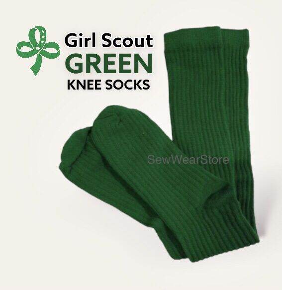 GSP Girl Scout Green Knee Socks | Lazada PH