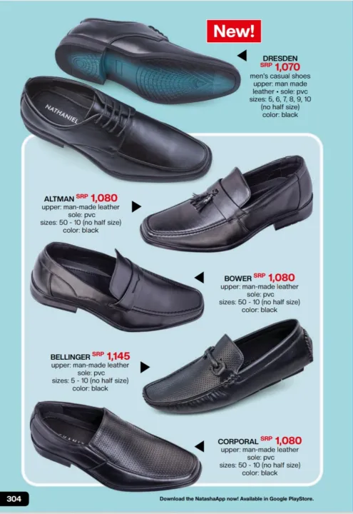 shoe catalogs for men