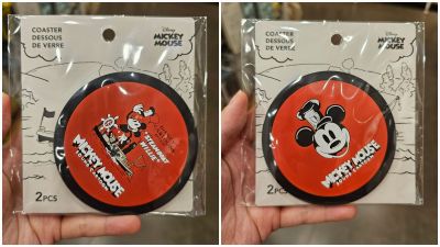 ที่รองแก้ว มิกกี้ เมาส์ Mickey Mouse Collection Retro Coaster ลิขสิทธิ์แท้