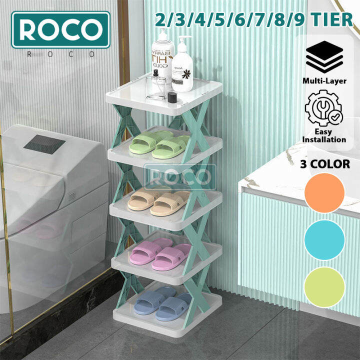 ROCO Shoe Storage Organizer Rack Multilayer Shoes Rack Stackable Shoe ...