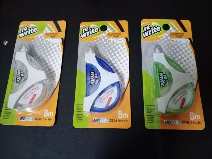 REWRITE CORRECTION TAPE 8METERS Lazada PH