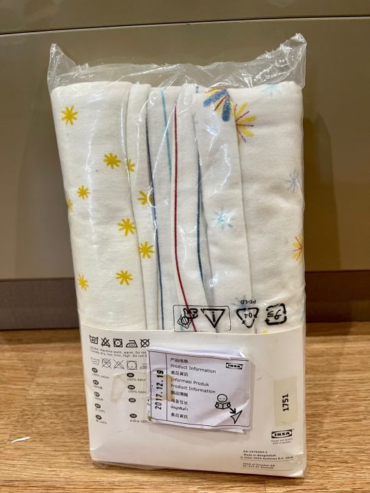 ikea-tillgiven-cotton-100-ผ้าอ้อม-ผ้าซับน้ำลาย-ผ้าห่อตัวเด็ก-ผ้าอ้อมเด็กแรกเกิด-อิเกียแท้-อ่านก่อนซื้อ-3-ชิ้น-70-90-cm