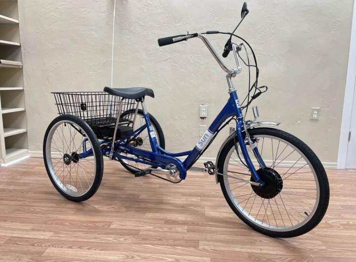 Sun E350 Electric Adult Three Wheeled Bicycle E Trike Bike New
