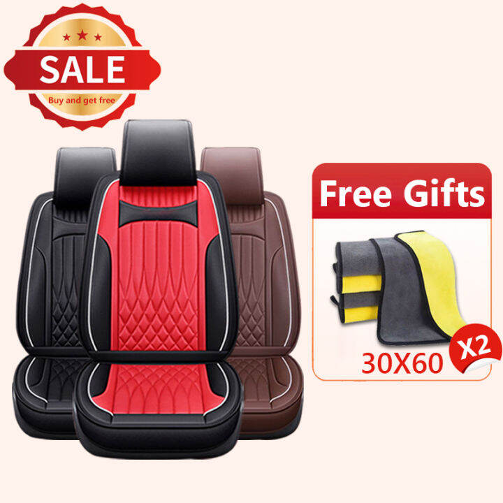 5 seat car leather seat cover car seat protector for mitsubishi mirage