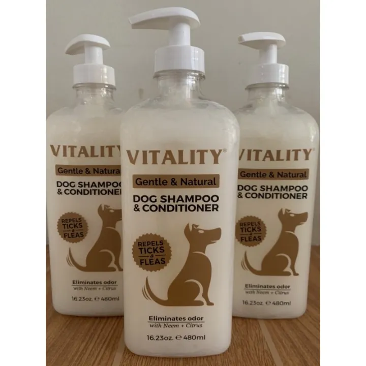 Vitality Shampoo 480ml DOG SHAMPOO AND CONDITIONER Lazada PH