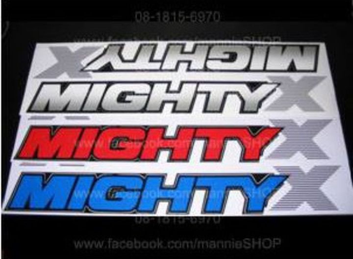 สติ๊กเกอร์แบบดั้งเดิมรถติดแก้มท้ายรถ-toyota-mightyx-ปี-92-94-ปี-95-96-โตโยต้า-ไมตี้-เอ๊กซ์-พลัส-mighty-x-sticker-ติดรถ