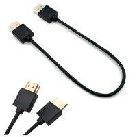 0.2M HDMI Male To HDMI Male น้ำหนักแบบพกพา สายสั้นเส้นเล็กHdmi