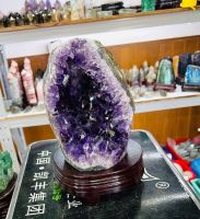 ? หิน อเมทิสต์  Amethyst5.0-5.5kg  หินธรรมชาติ อเมทิส หินผลึก หินสีม่วง หินแห่งการบำบัดปัดเป่าสิ่งชั่วร้าย พร็อพถ่ายรูป