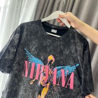 เสื้อวินเทจ เสื้อฟอกNIRVANA ✅ของแท้