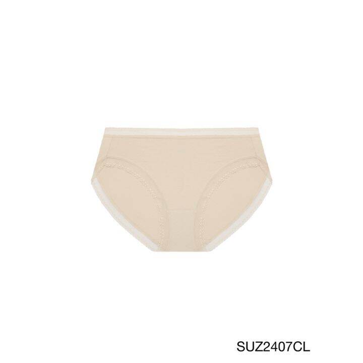 sabina-กางเกงชั้นใน-ทรง-half-รุ่น-panty-zone-รหัส-suz2407-สีเนื้ออ่อน