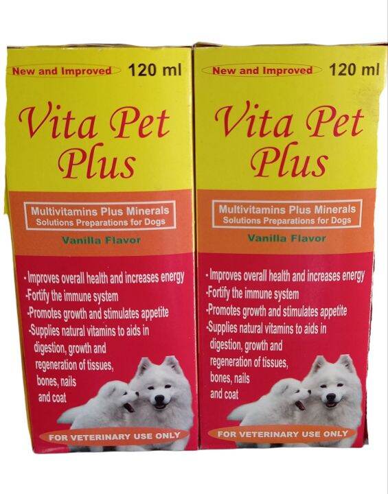 VITA PET PLUS 120ml MULTIVITAMINS VANILLA FLAVOR Lazada PH