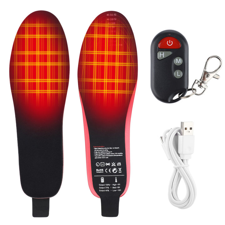 1Pair Rechargeable Heated Insoles - Not sold in stores