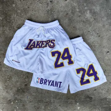 Lakers Unisex Quick Drying Basketball Short Embroidered LOGO #23