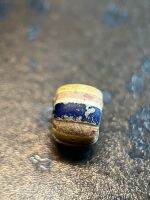 BG002 ลูกปัดแก้วโมเสกโบราณ ขนาด: 7.67มม./ Ancient Mosaic Glass Bead Size: 7.67mm.