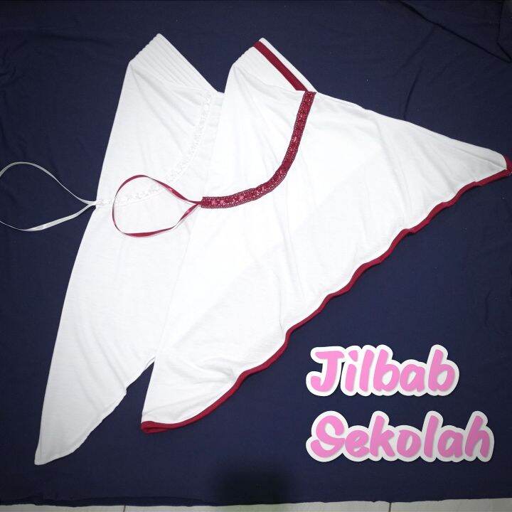 Kerudung Hijab Jilbab Anak Sekolah SD SMP Katun Adem | Lazada Indonesia