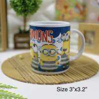 ?[พร้อมส่ง-022] ?No Box? Minions มินเนี่ยน   ลิขสิทธิ์แท้ 100% จากญี่ปุ่น แก้วมัค  เซรามิค ขนาด : 3 x 3.2 นิ้ว ?รบกวนเช็คขนาดก่อนตัดสินใจนะคะ?