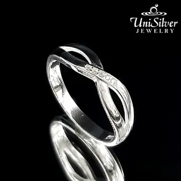 NUOBING Fashion Infinity Ring Endless Love Symbol Wedding Rings Men Women  Charm Jewelry Valentine's Day Gifts Adjustable - AliExpress