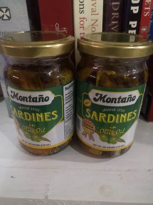 Montaño Spanish Sardines in olive Oil 228g Lazada PH
