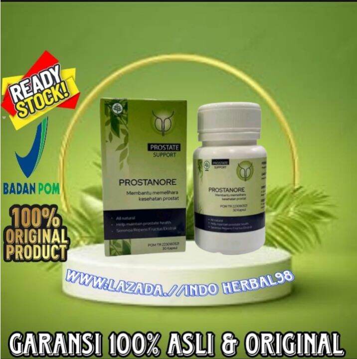 Prostanore Asli 100 Herbal Obat Prostat Ampuh Original Mengatasi Masalah Pria Lazada Indonesia 6750