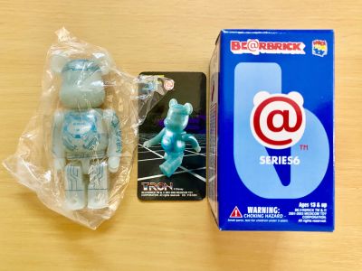 ฟิกเกอร์ bearbrick 100% Series 6 : Tron (มีการ์ด+กล่องครบ) ของญี่ปุ่นแท้💯 (งาน Medicom toy)