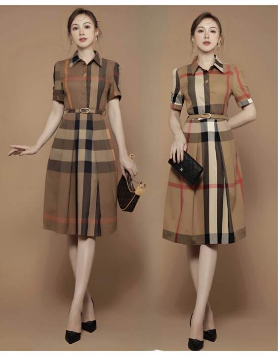 Đầm len dệt kim kèm nơ Quảng Châu cao cấp váy tiểu thư dự tiệc đi chơi dạo  phố thương hiệu thời trang D&R L046 - Tìm Voucher