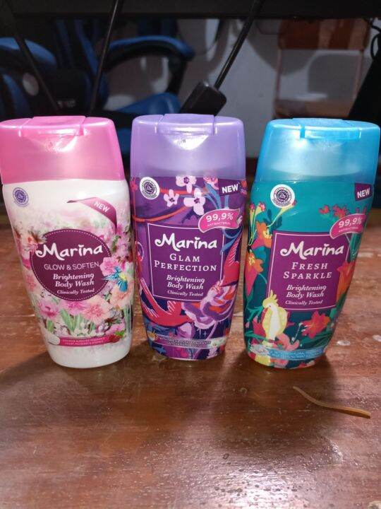 MARINA BRIGHTENING BODY WASH 95ML ALL VARIAN Lazada Indonesia