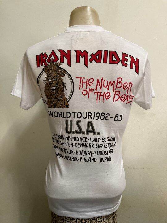 เสื้อวง-ironmaiden-สไตล์วินเทจ