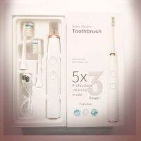 เเปรงสีฟันไฟฟ้า SONIC ELECTRIC TOOTHBRUSH LEBOT WHITE *เเถมเเปรง 1 ชิ้น* (0200)