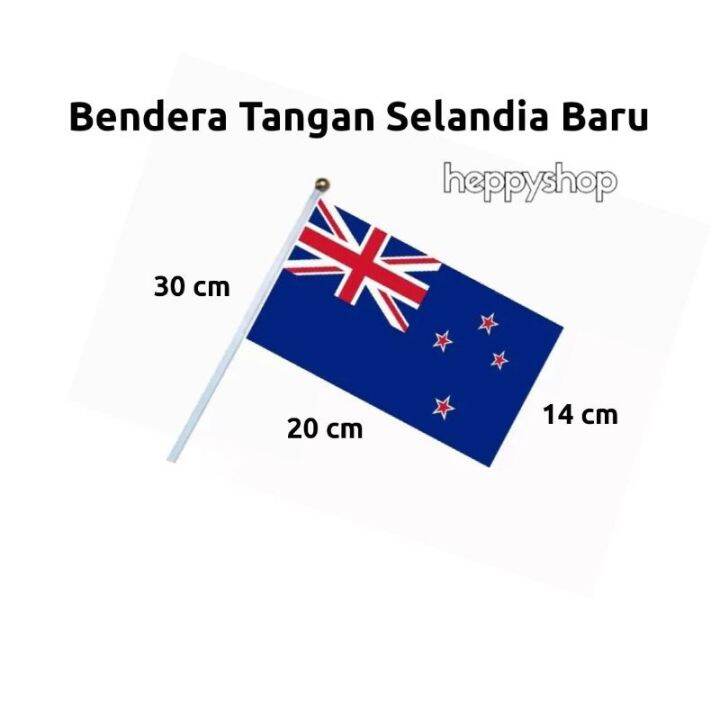 Bendera Tangan Stik Pawai Negara Selandia Baru | Lazada Indonesia