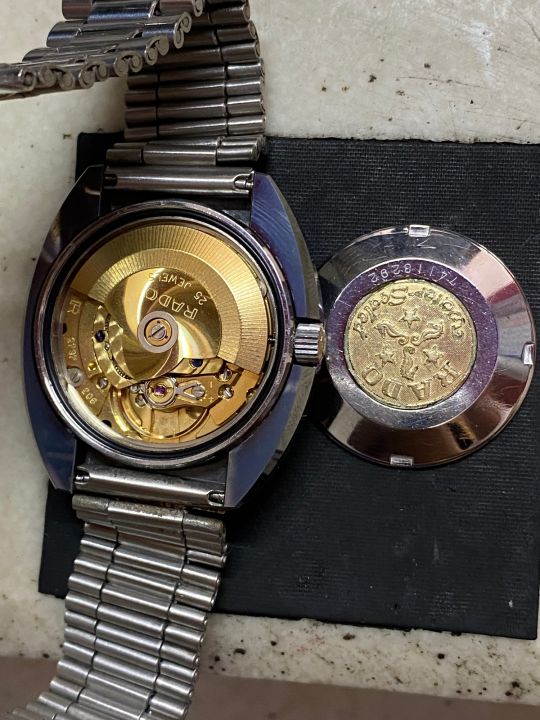 rado-balboa-25-jewels-automatic-ฝาหลังเหรียญทอง-ตัวเรือนคาไบรท์-นาฬิกาผู้ชาย-มือสองของแท้