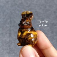 Tiger eye | ไทเกอร์ อาย กระต่าย หินแกะสลัก สูง 4 cm หินธรรมชาติ หินสะสม