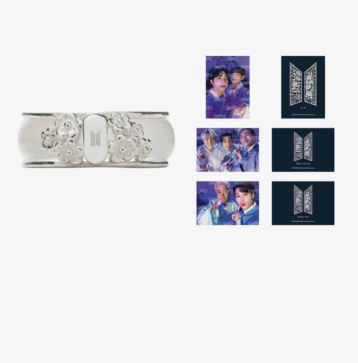 BTS Dalmajung Twin Rings Ivory with Unit Photocards Official