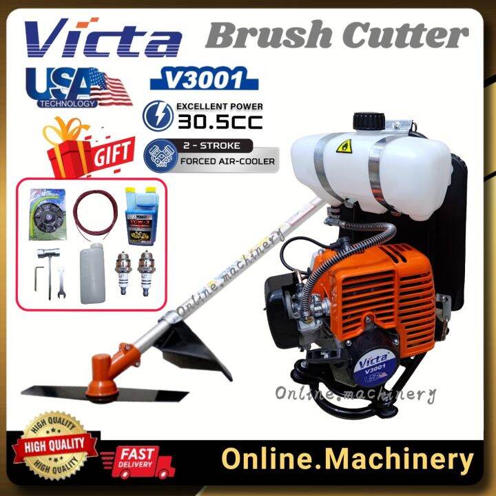 HEAVY DUTY VICTA V3001 Bentuk ( Stihl Fr3001 ) Brush Cutter Mesin