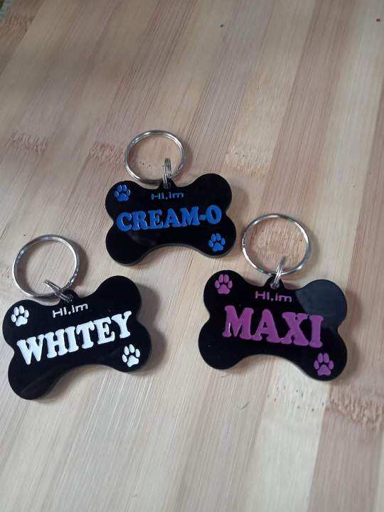 laser engraved acrylic pet tag Lazada PH