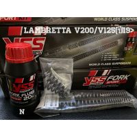 YSSแท้Fork Sport Kit สำหรับโช๊คหน้า รถLambretta V200 /V125(ปี19ขึ้นไป)เเบบสปริงโหลด1นิ้ว