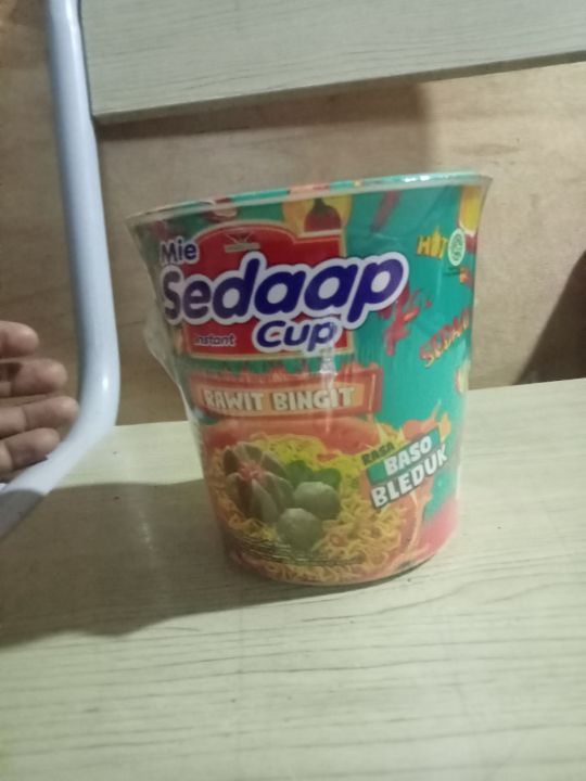 Mie Sedap Instant Cup Rawit Bingit Rasa Baso Bleduk 77gram Lazada