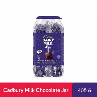 Cadbury Dairy Milk Chocolate Jar 405g (+/- 90 pieces)