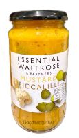 (Free shipping) Essential Waitrose Mustard Piccalilli 460 g มัสตาร์ด ผสม ผักดอง เวทโทรส 460 กรัม