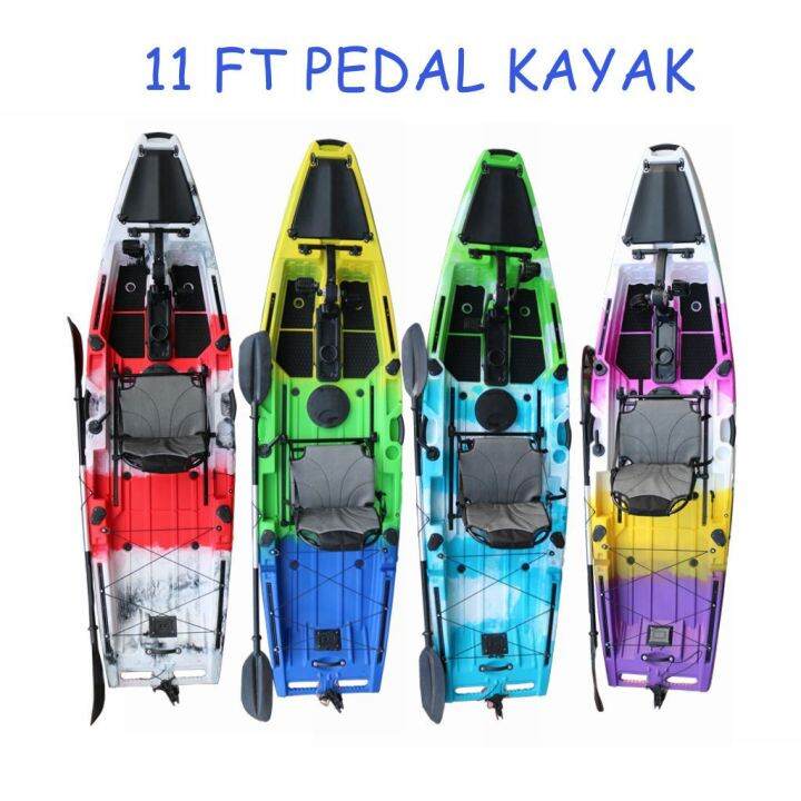 2022 New Pedal Boat Pedal Plastic Kayak Pedal Plastic Professional Lure