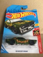 รถเหล็ก 1/64 HOT WHEELS 68 MERCURY COUGAR ลูกไฟสีทอง